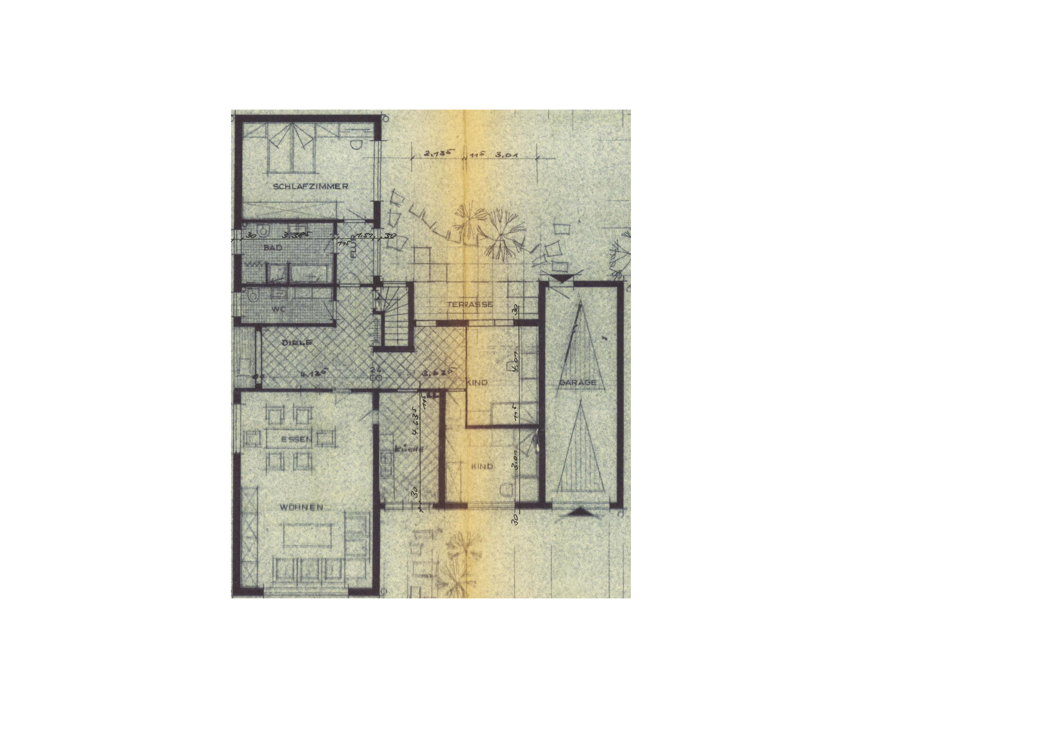 Historischer Erdgeschossgrundriss